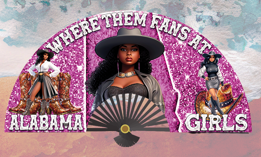ALABAMA GIRLS FAN DESIGN