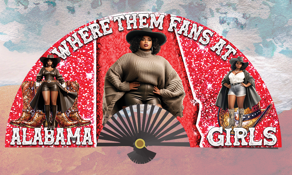 ALABAMA GIRLS FAN DESIGN