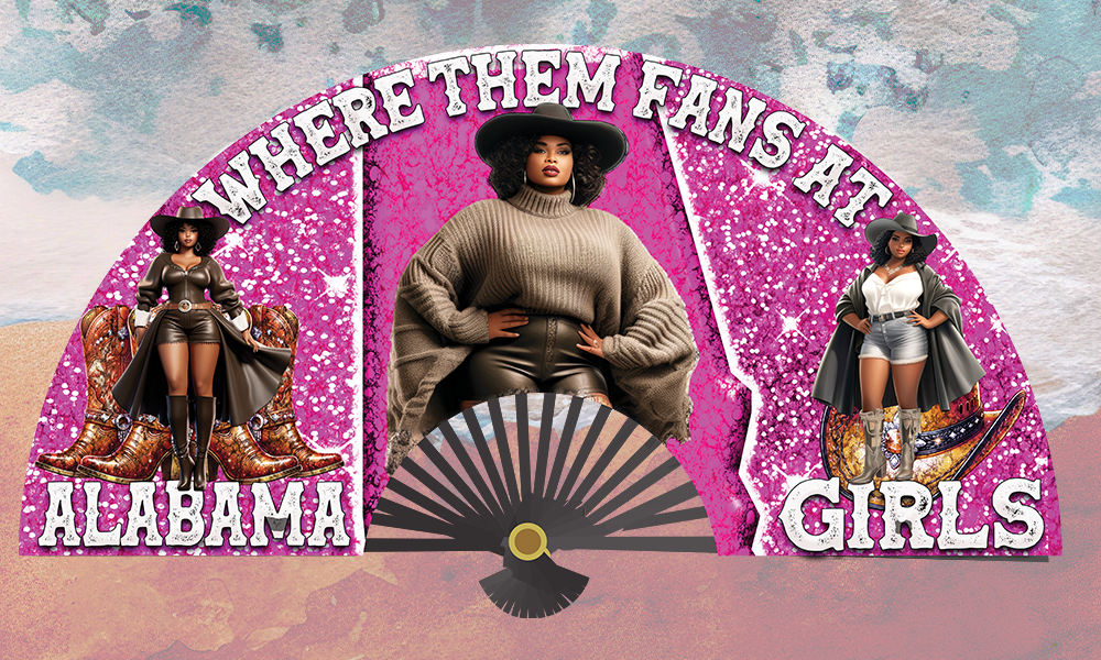 ALABAMA GIRLS FAN DESIGN