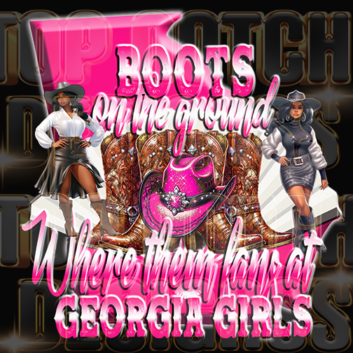 Georgia Boots on the ground dtf transfers