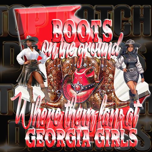 Georgia Boots on the ground dtf transfers
