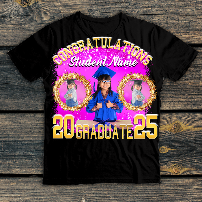 KIDS GLAM GRADUATION TEMPLATE