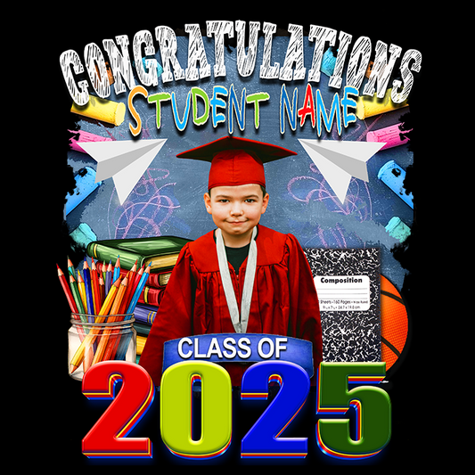 KIDS CHALK GRAD TEMPLATE