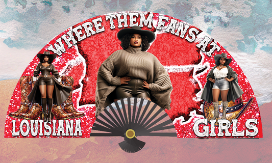 LOUSIANA GIRLS FAN DESIGN