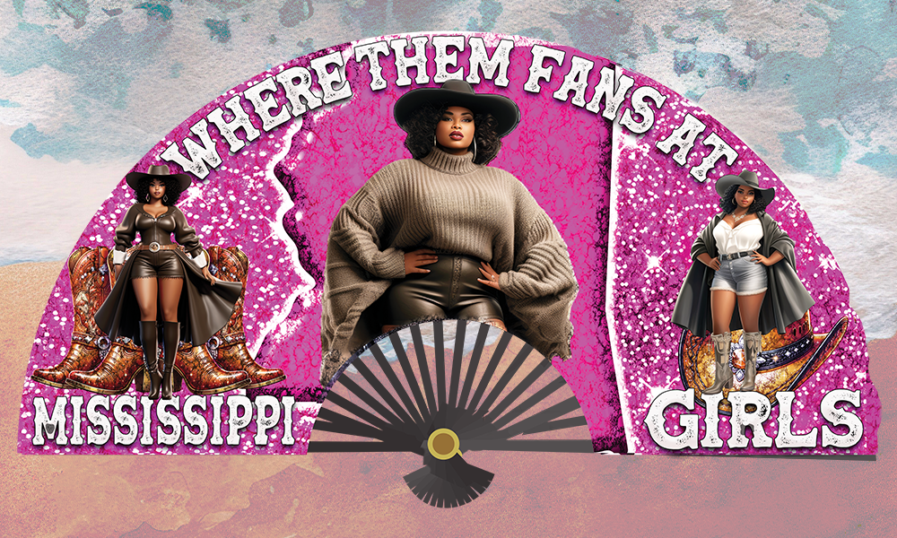 MISSISSIPPI GIRLS FAN DESIGN