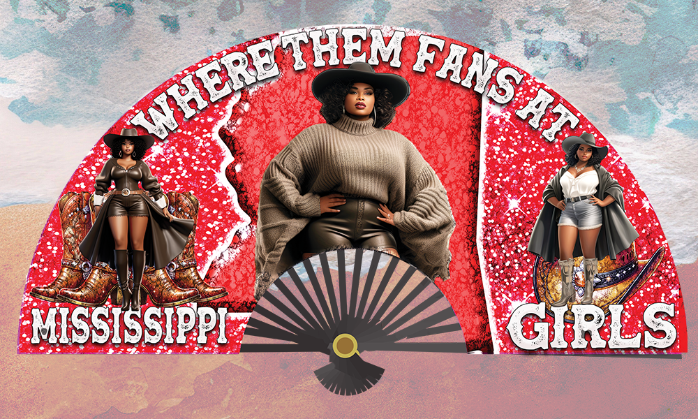 MISSISSIPPI GIRLS FAN DESIGN