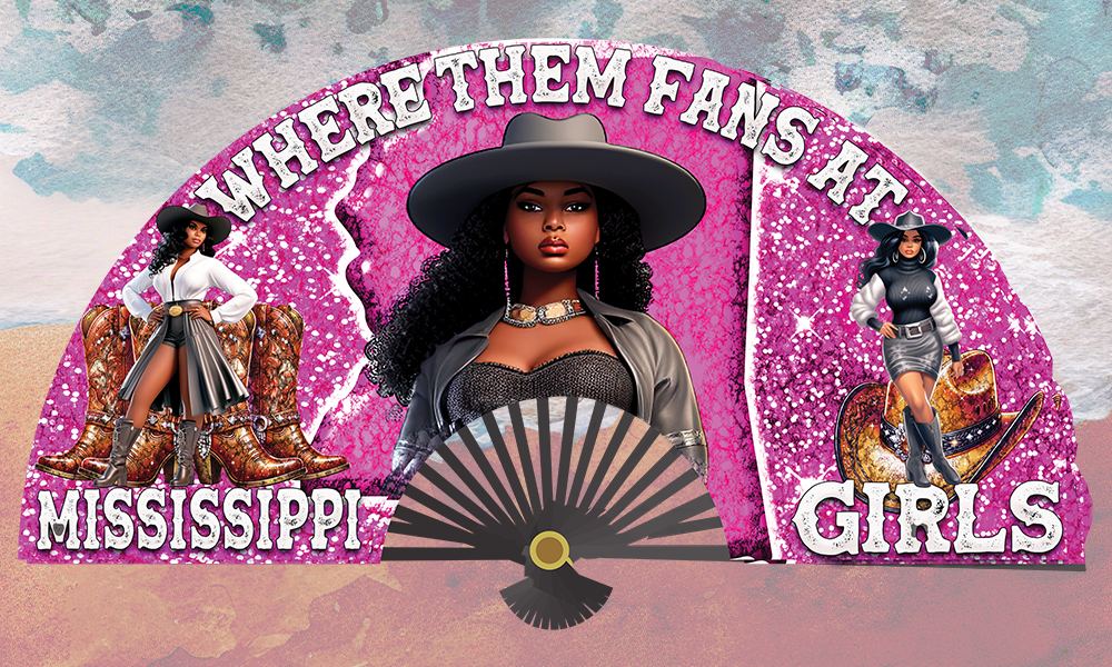 MISSISSIPPI GIRLS FAN DESIGN