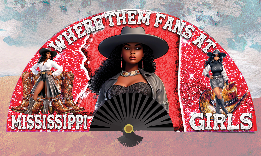 MISSISSIPPI GIRLS FAN DESIGN