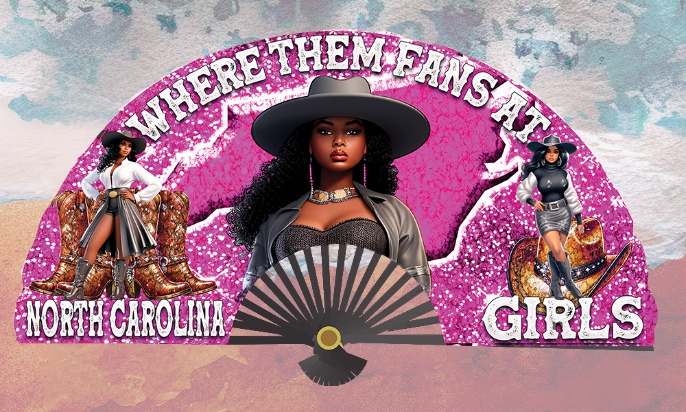 NORTH CAROLINA GIRLS FAN DESIGN