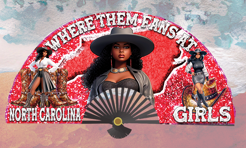 NORTH CAROLINA GIRLS FAN DESIGN