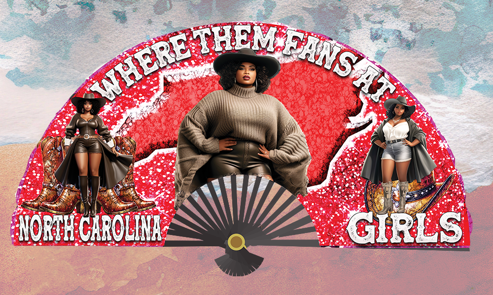 NORTH CAROLINA GIRLS FAN DESIGN