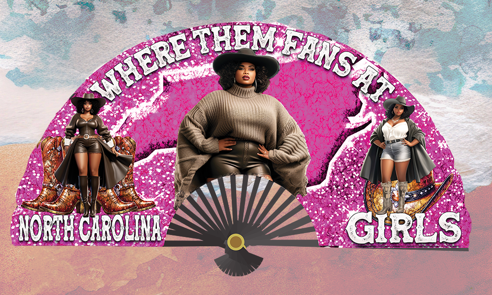 NORTH CAROLINA GIRLS FAN DESIGN