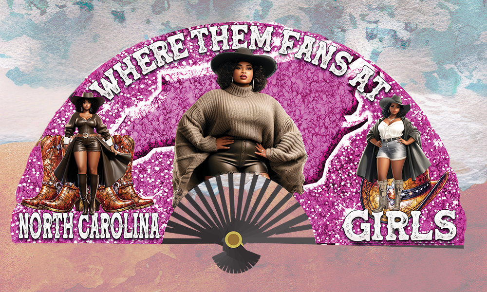NORTH CAROLINA GIRLS FAN DESIGN
