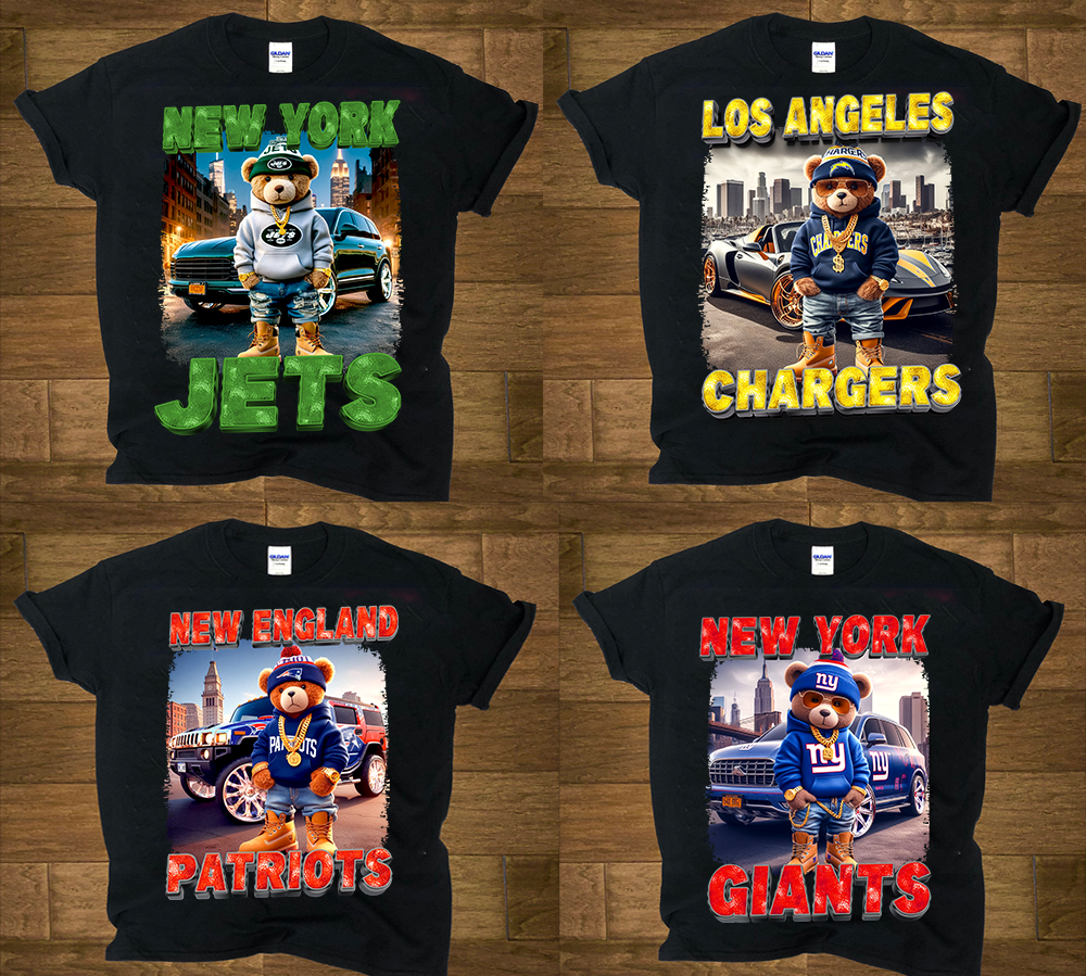 NFL Teddy single digital design