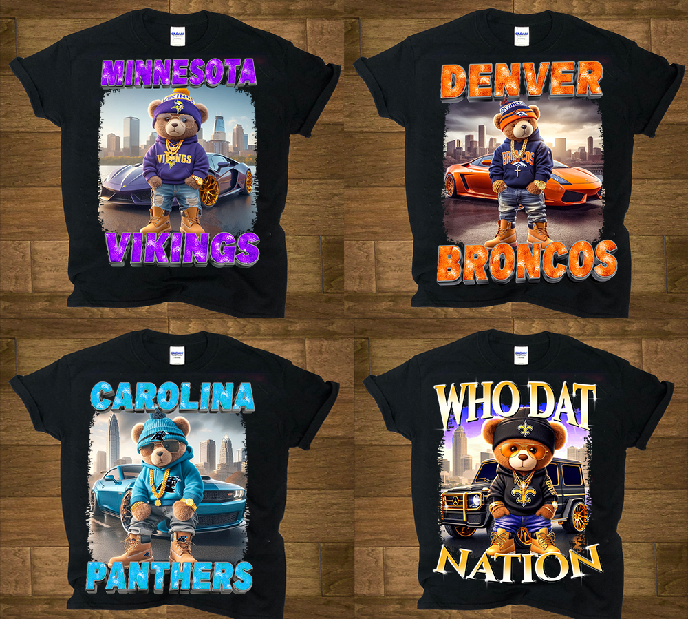 NFL Teddy single digital design