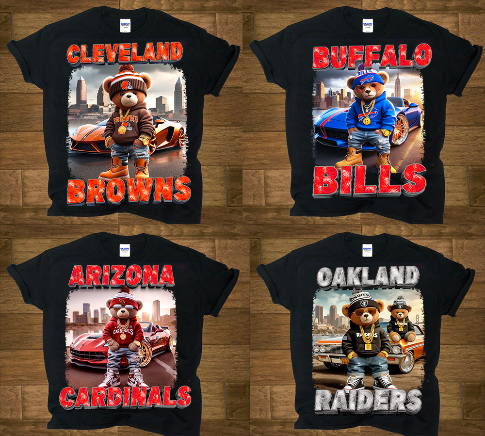 NFL Teddy single digital design