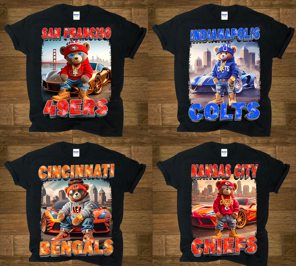 NFL Teddy single digital design