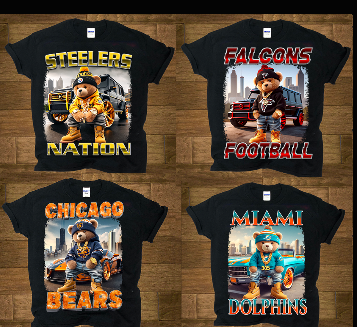 NFL Teddy single digital design