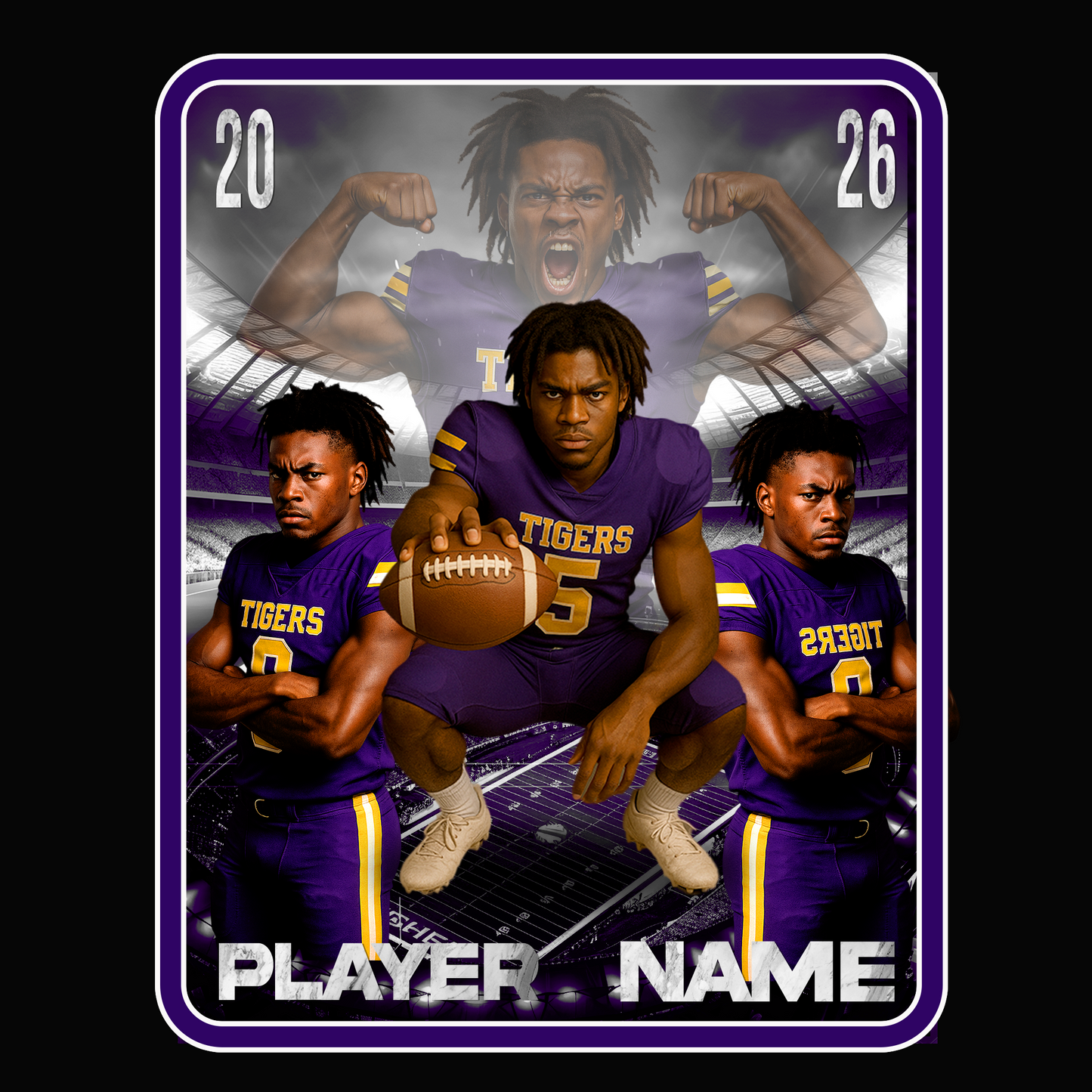 PLAYER TRADING CARD TEMPLATE