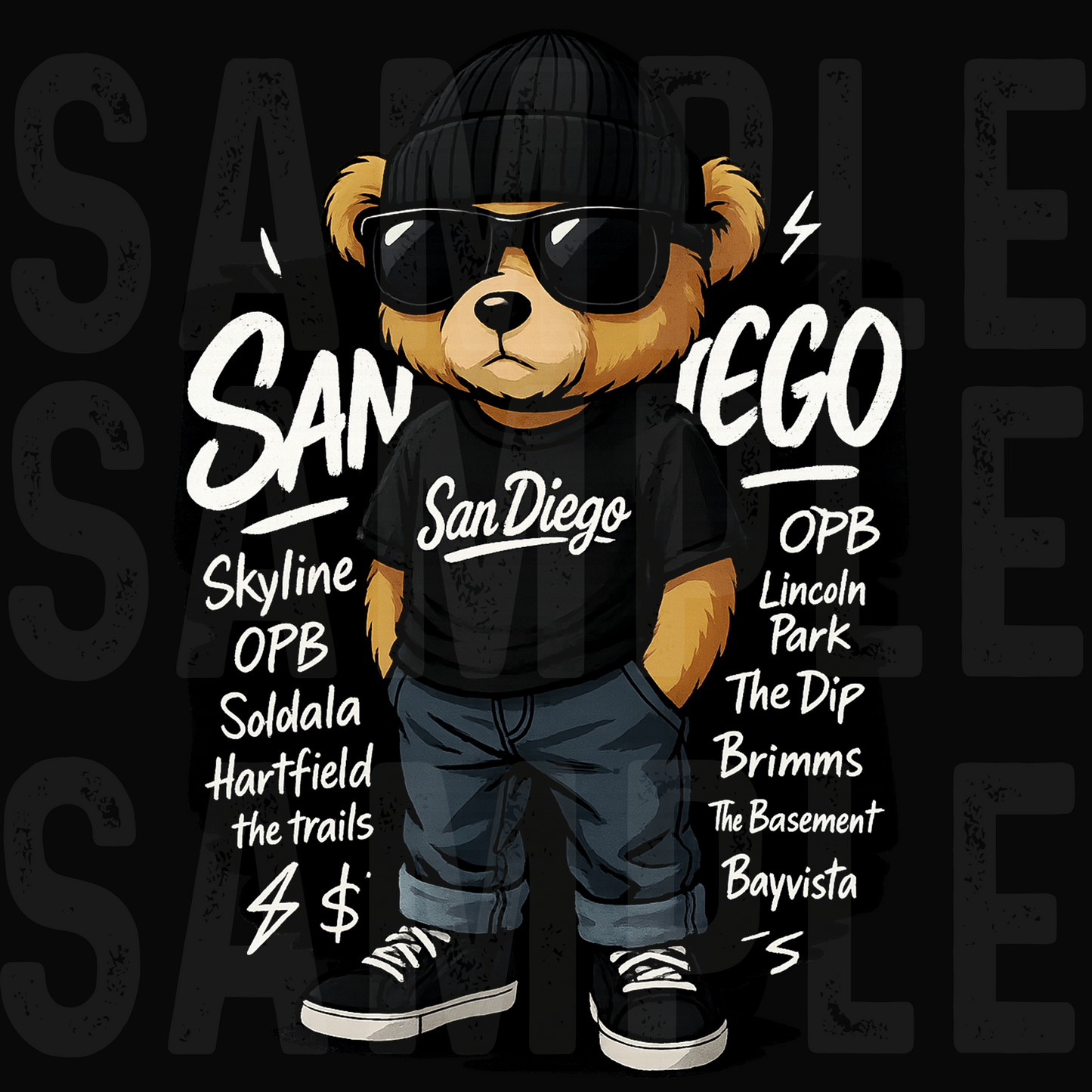Teddy Bear Graffiti designs