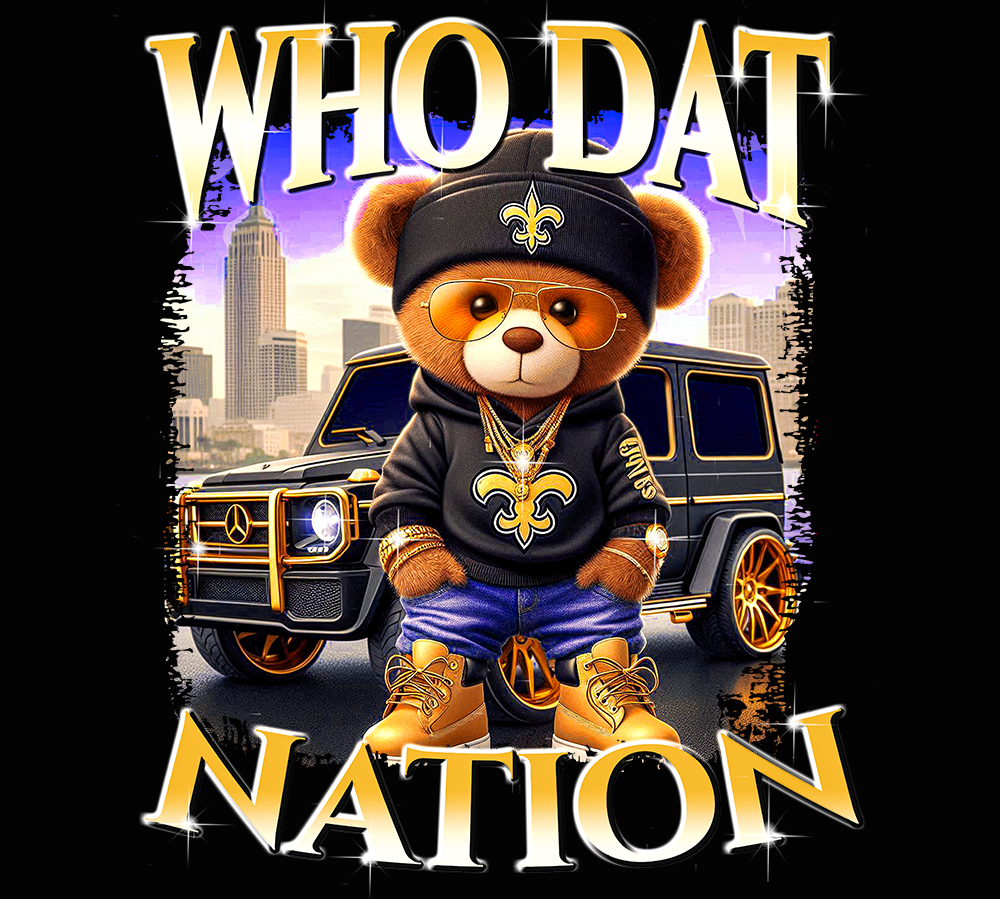 Who Dat Nation Teddy Bear