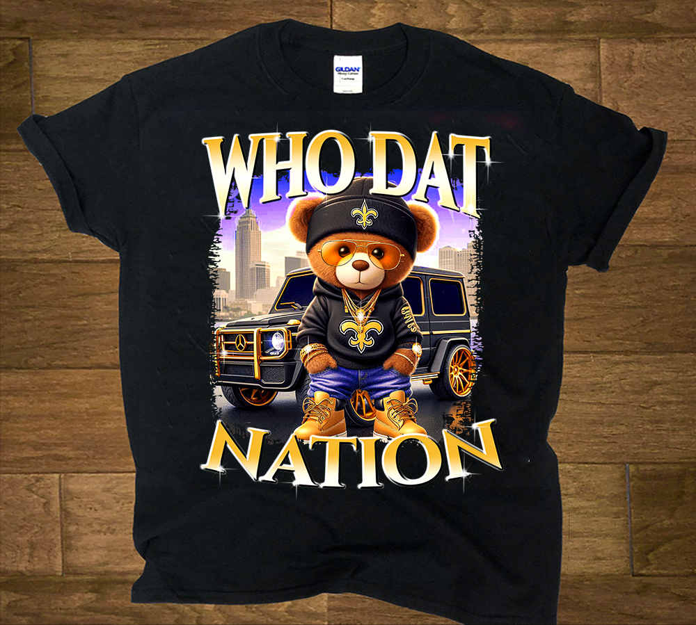 Who Dat Nation Teddy Bear