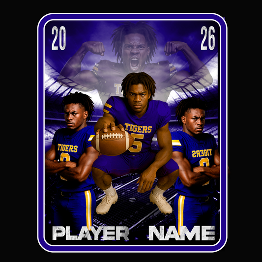 PLAYER TRADING CARD TEMPLATE