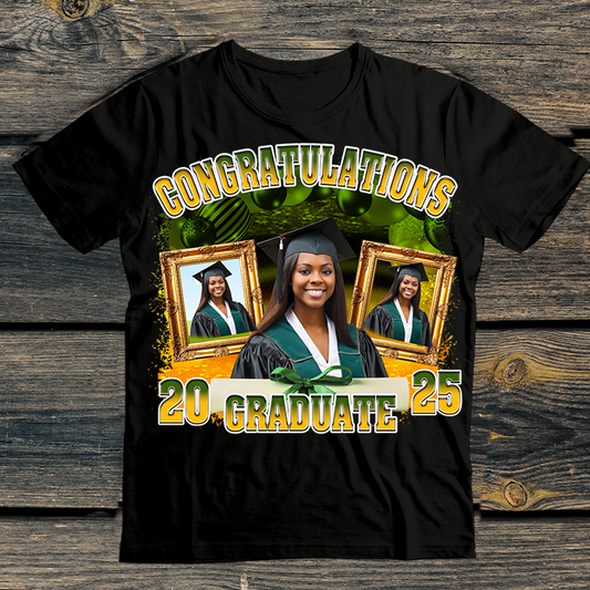 GREEN AND GOLD GRAD DESIGN