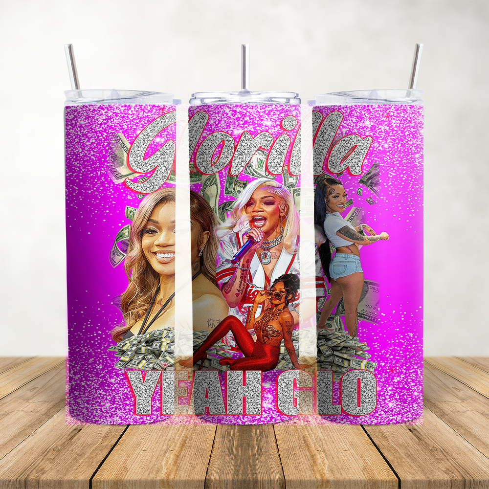 Glorilla yeah glo tumbler