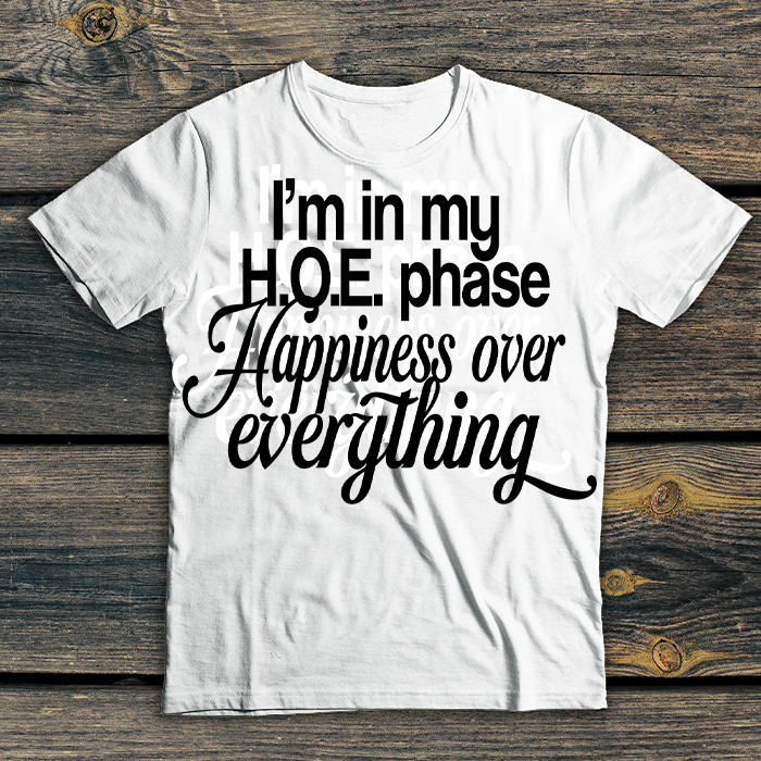 I'm in my H.O.E. phase