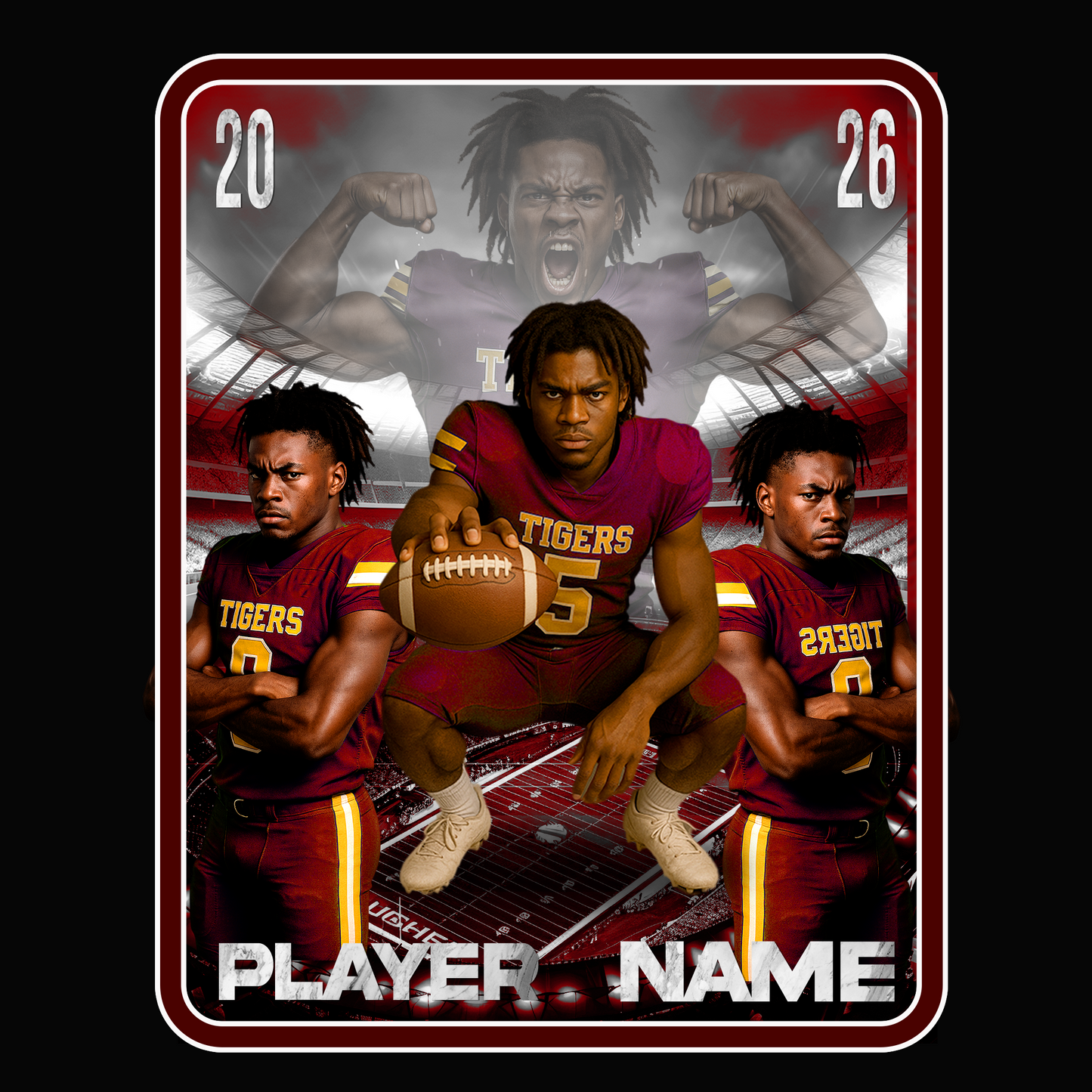 PLAYER TRADING CARD TEMPLATE