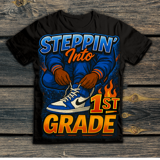 Stepping into school boys design