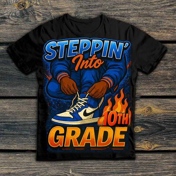 Stepping into school boys design