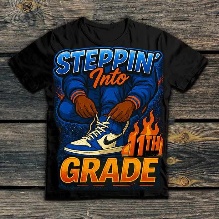 Stepping into school boys design