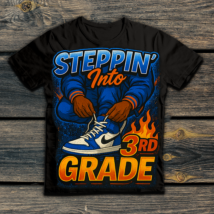 Stepping into school boys design