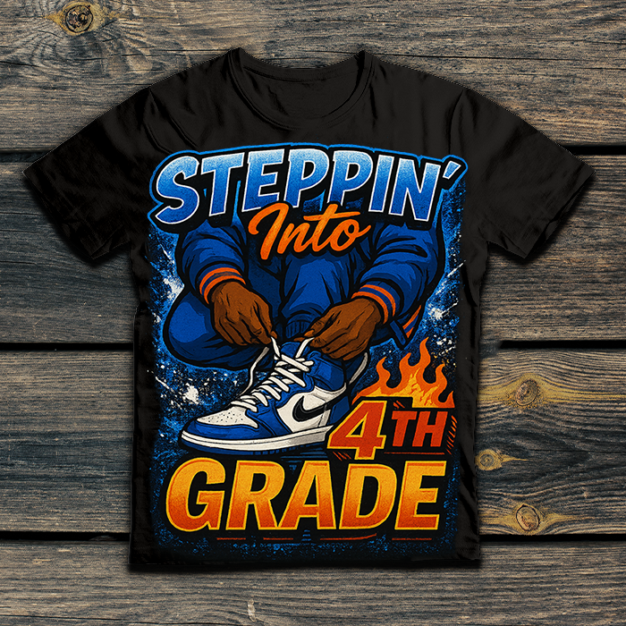 Stepping into school boys design