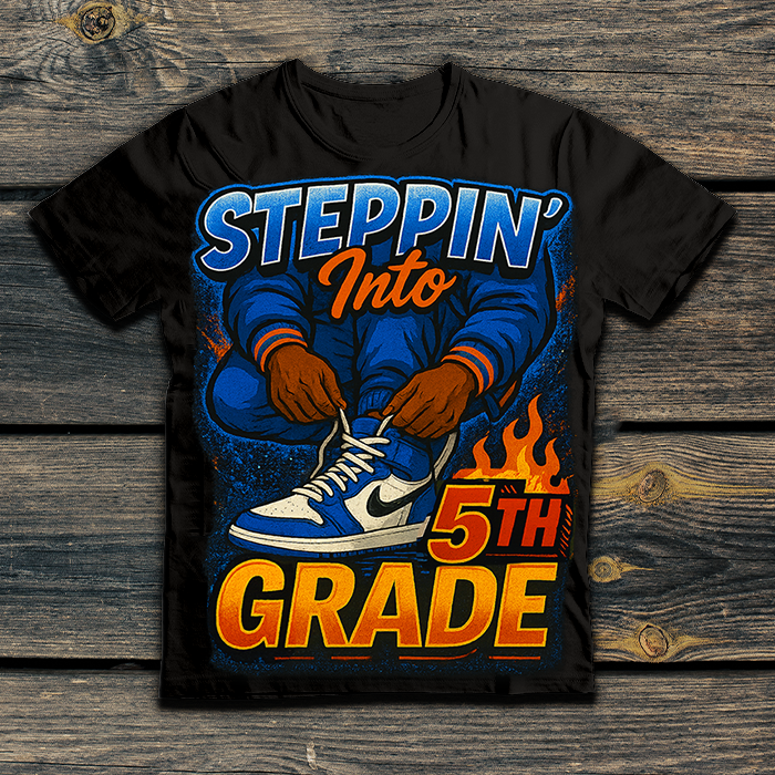 Stepping into school boys design
