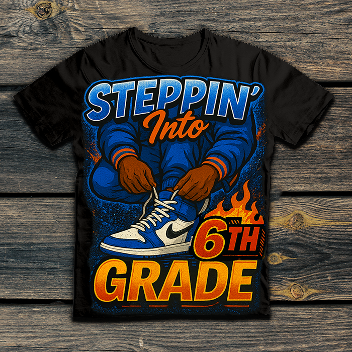 Stepping into school boys design