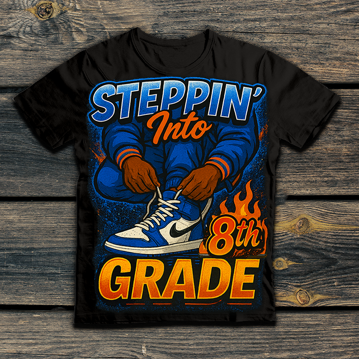 Stepping into school boys design