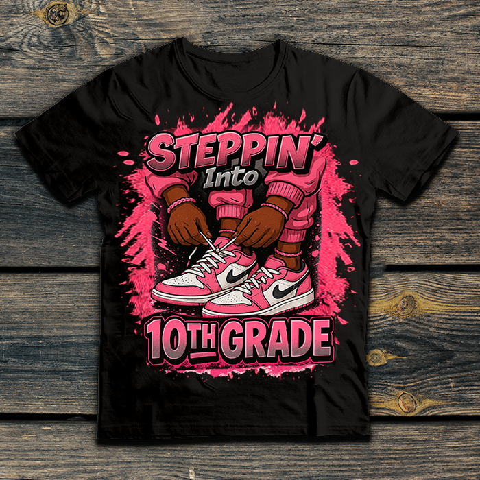 Stepping into school girls design