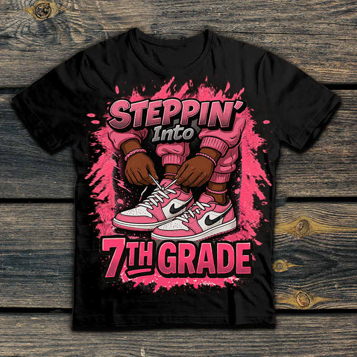 Stepping into school girls design