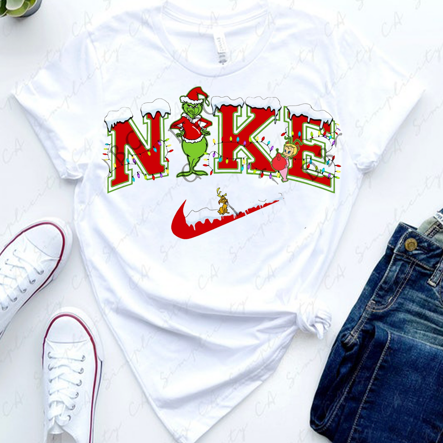 Grinch Nike tshirt