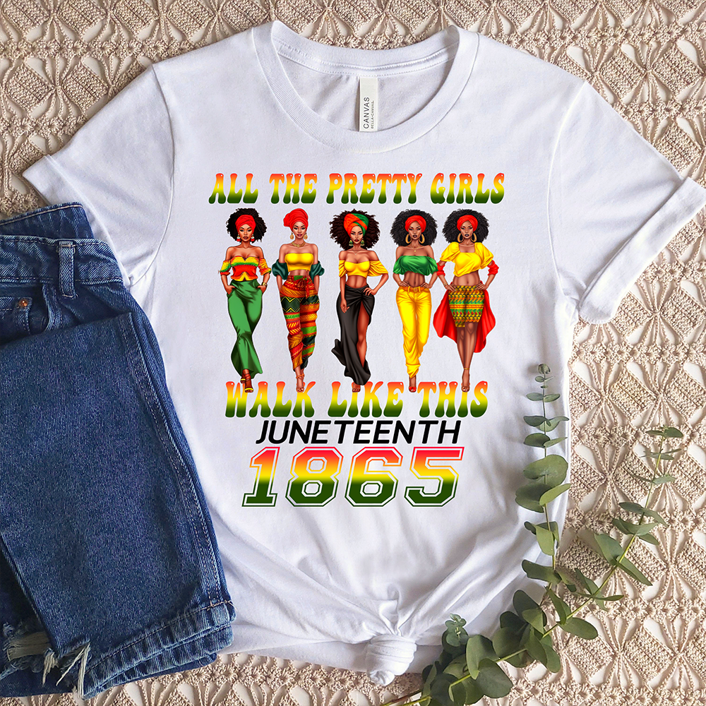 All the pretty girls walk Juneteenth