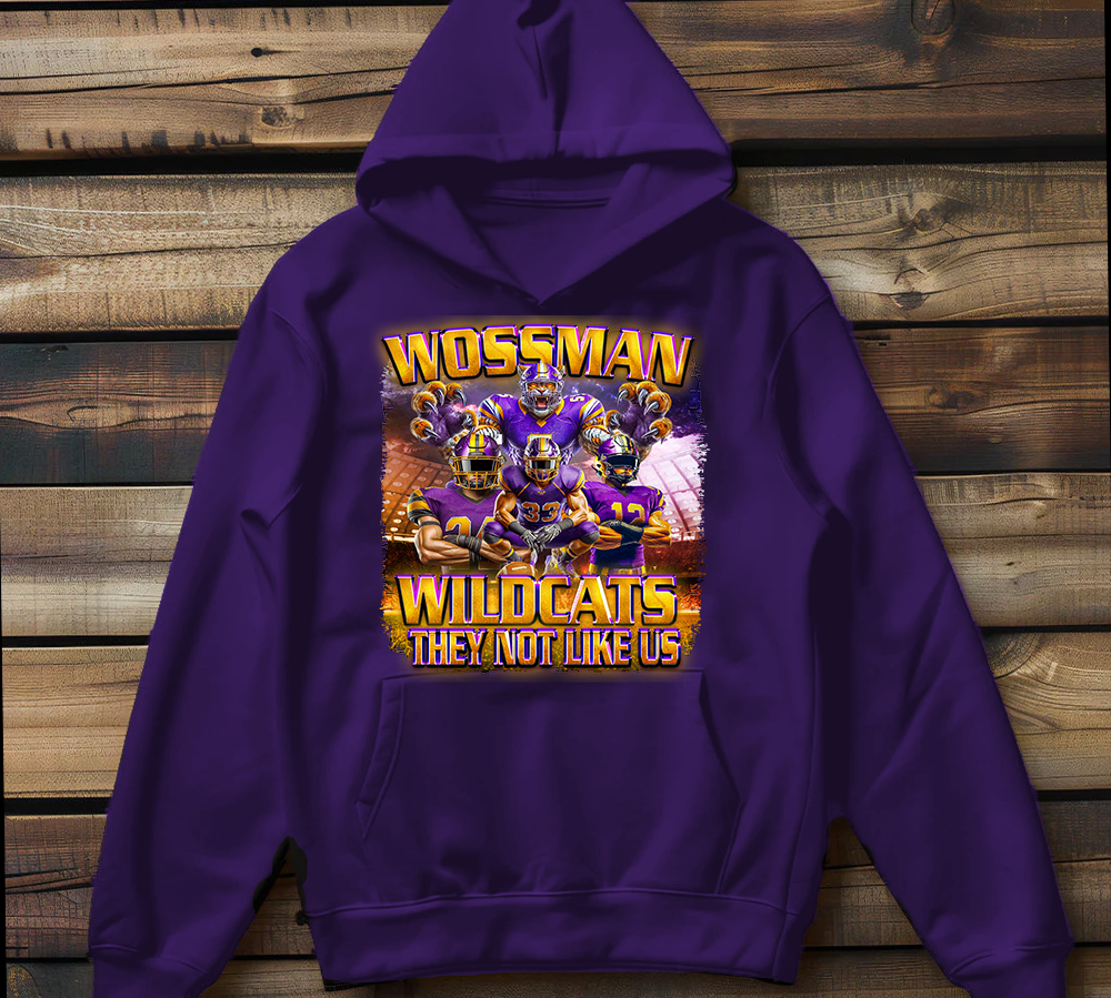 Wossman Wildcat They Not Like Us tshirt