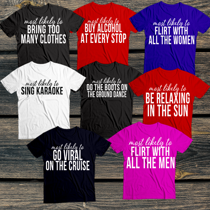 Cruise vacation dtf transfers