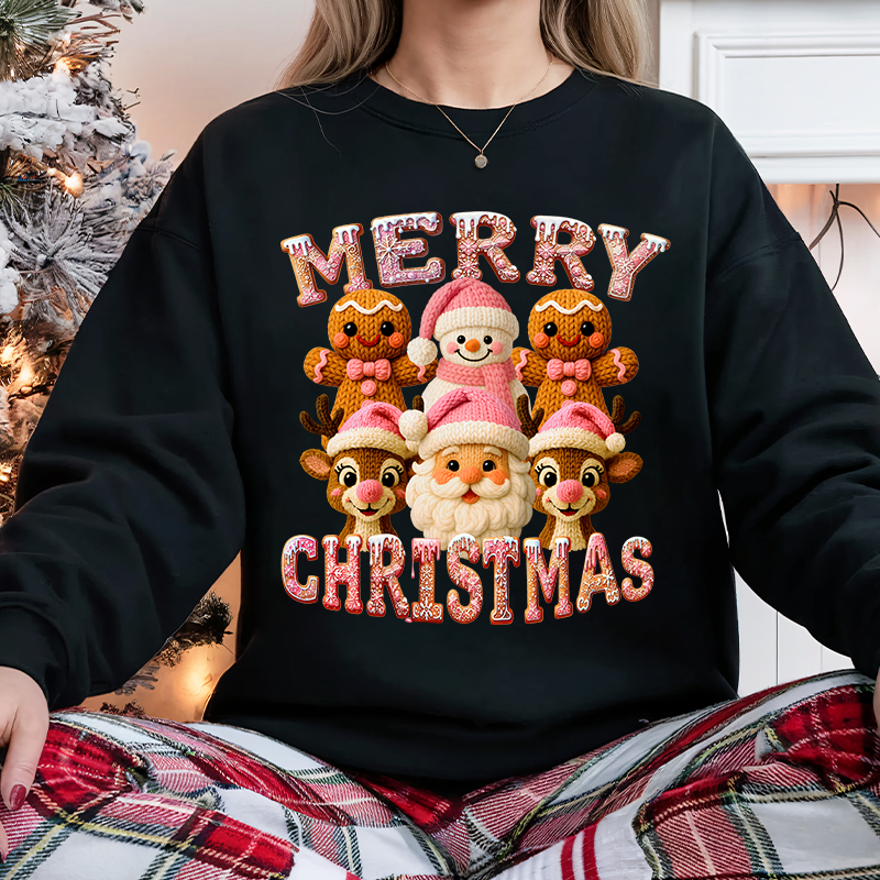 Faux yarn Merry Christmas