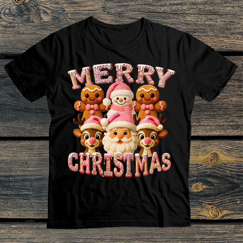 Faux yarn Merry Christmas